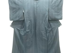 大正ロマン　縞織り出し着物